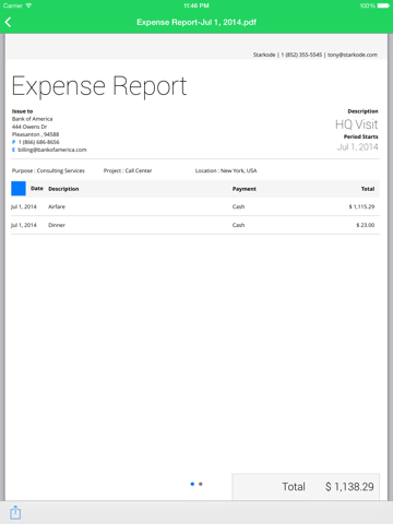 Expense Center screenshot 2
