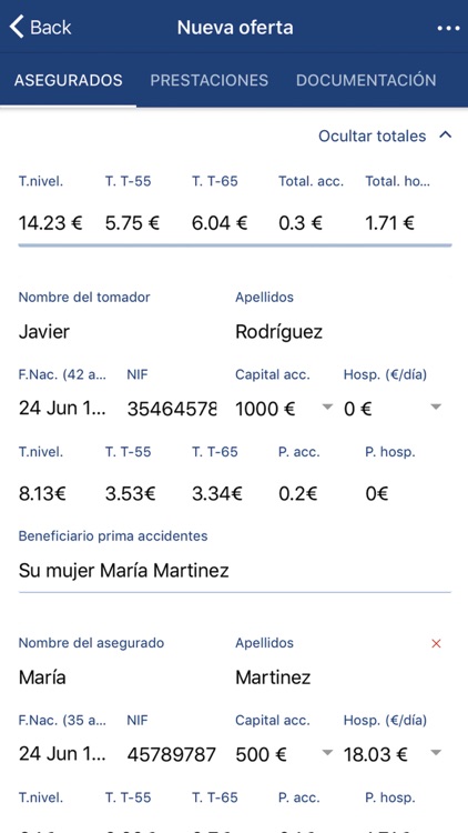 Gestión comercial de seguros