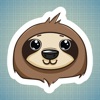 Sticker Me: Sloth Character