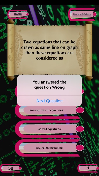 Linear Equation Trivia screenshot-3