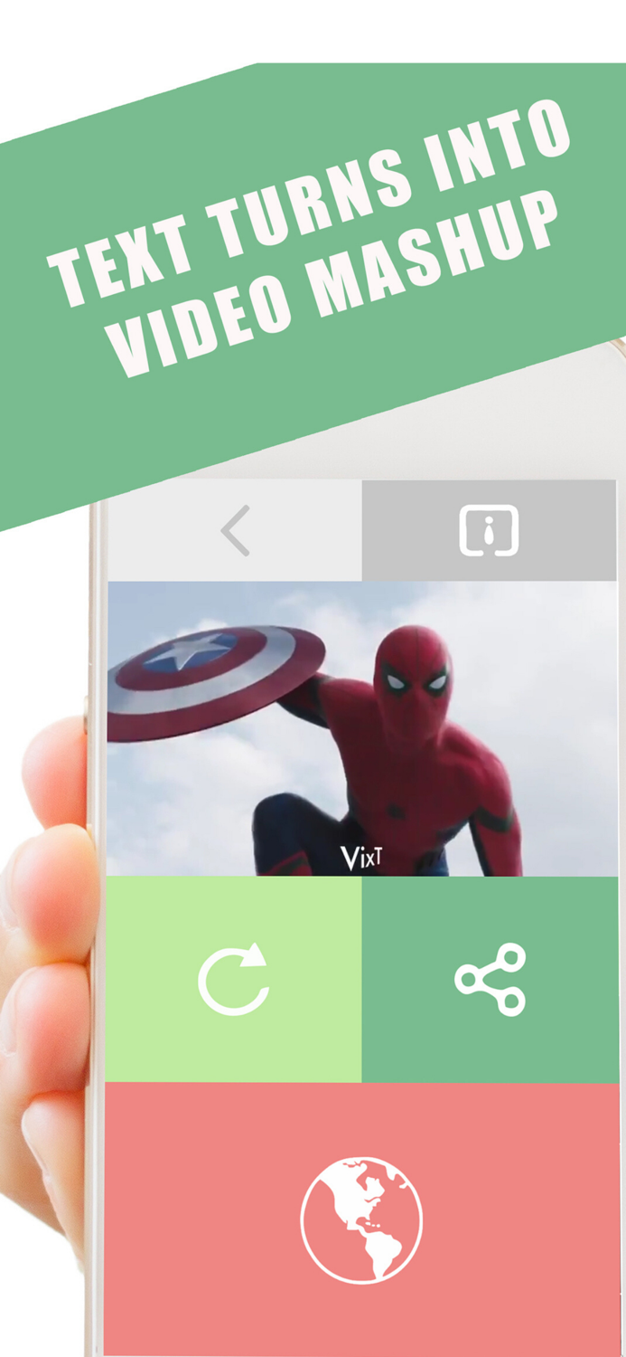 VixT - Video mashup from texT