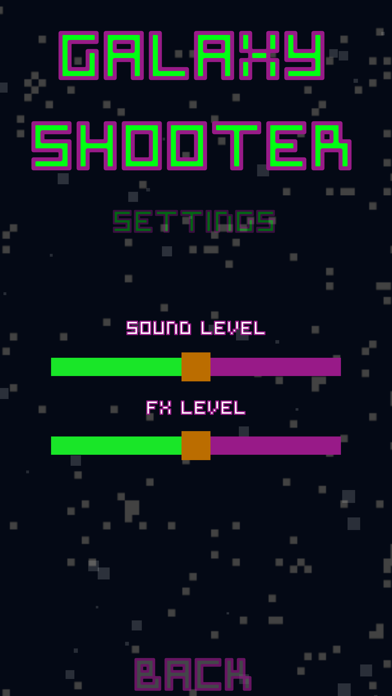 screenshot of Galaxy Shooter Space Warrior 2