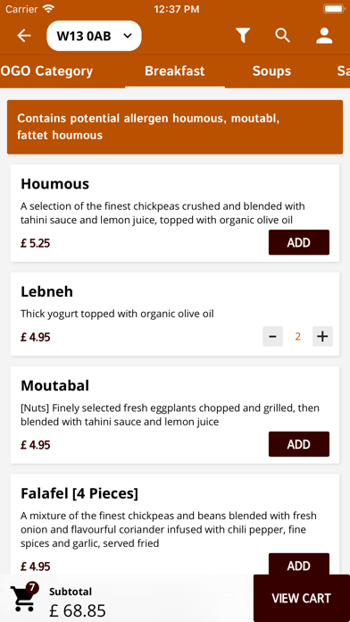 Abu Zaad Order Online screenshot 3