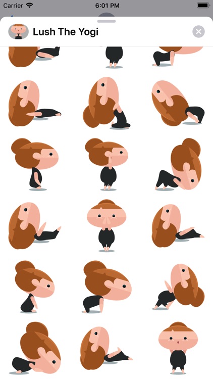 Lush The Yogi Stickers screenshot-6