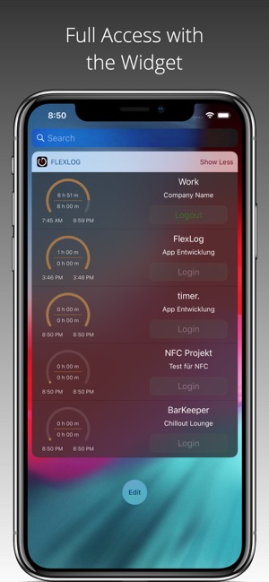 FlexLog - Work Time Tracker(圖4)-速報App