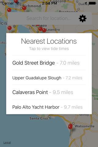 My Tide Times - Tables & Chart screenshot 2