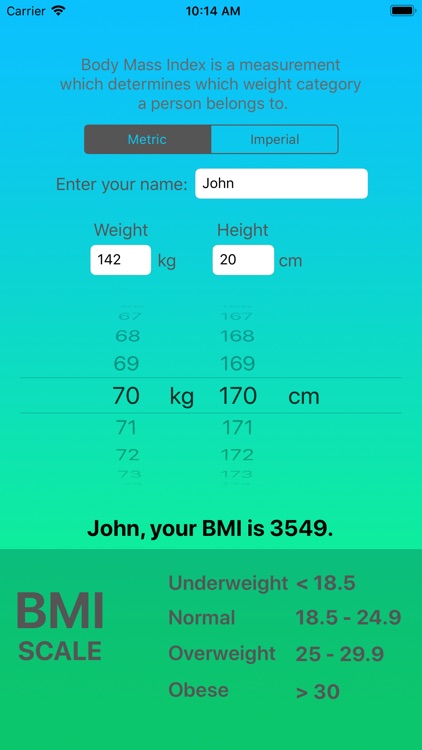 What's My BMI