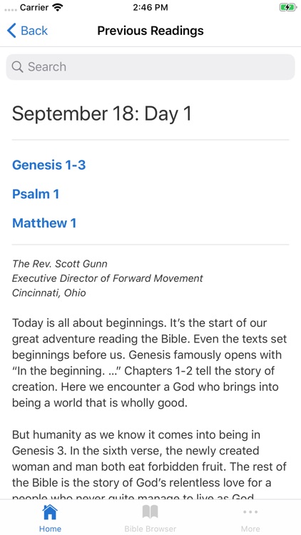 Bible Challenge - Reading Plan