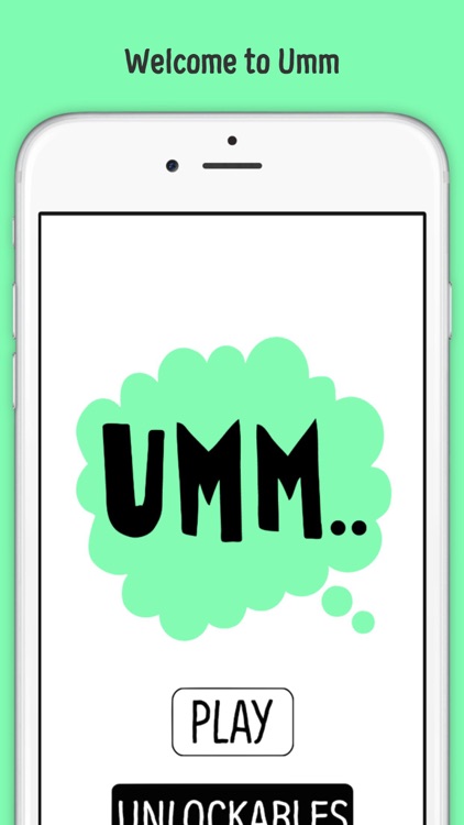 Umm: Super Simple Word Game screenshot-0