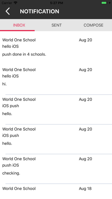 World One School App screenshot 2