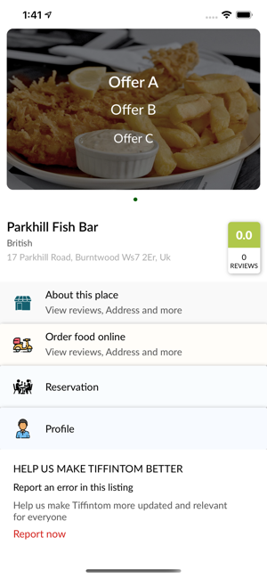 Parkhill Fish Bar(圖1)-速報App