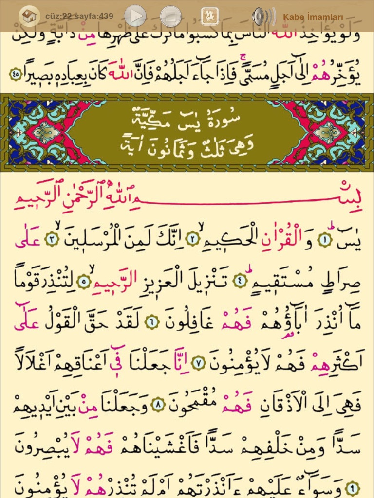Kur'an-ı Kerim - iPad için screenshot 3