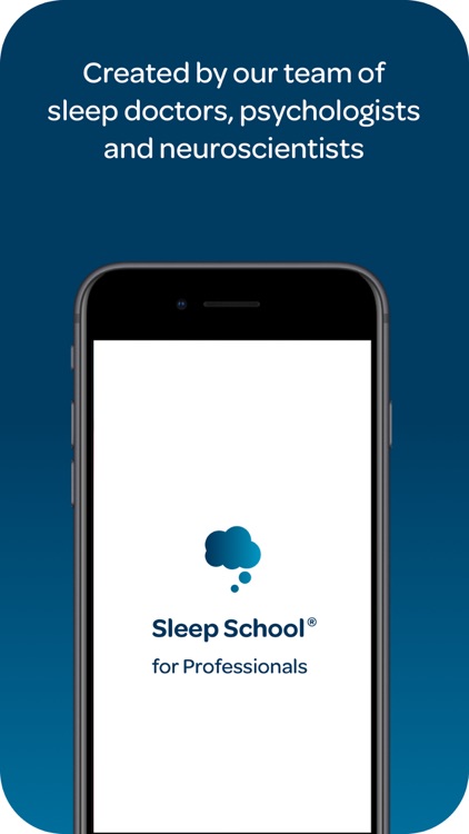 Sleep School for Professionals