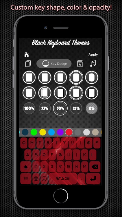 Black Keyboard & Key Themes