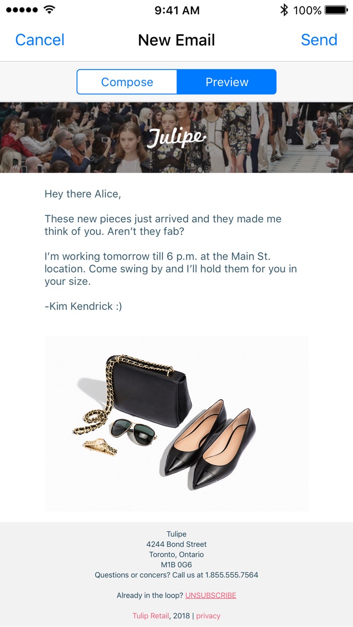 Tulip Clienteling - Turnkey