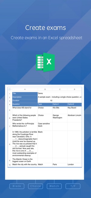 MTestM - An exam creator app