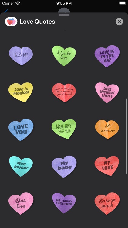 Love Quotes Stickers screenshot-3