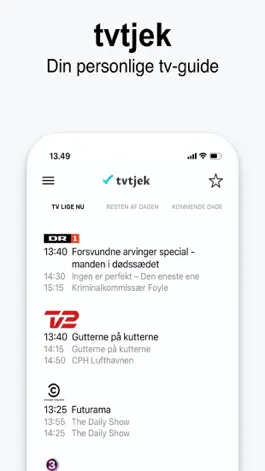 Game screenshot Tvtjek - Dansk TV-Guide mod apk