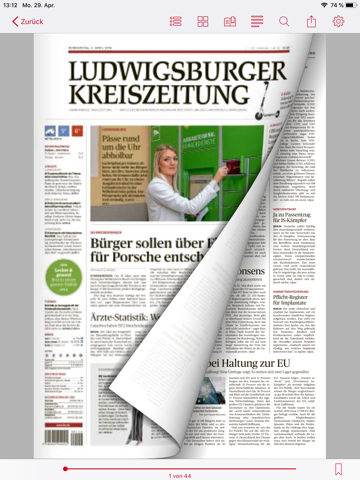 Ludwigsburger Kreiszeitung - náhled