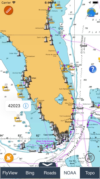 NOAA Buoys - Charts & Weather by Flytomap