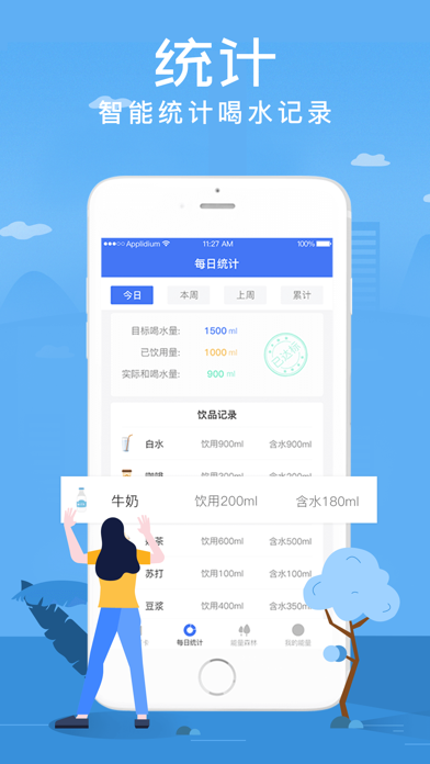 喝水规划-喝水提醒健康助手 screenshot 2