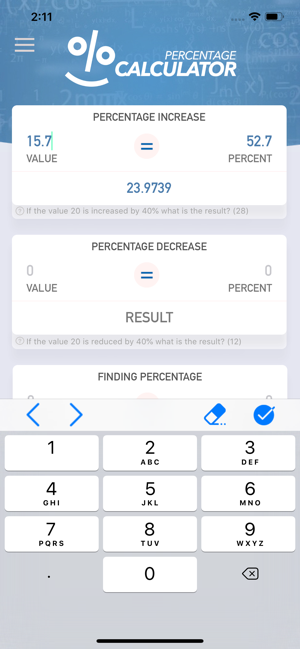 Percentage Calculator Plus(圖3)-速報App