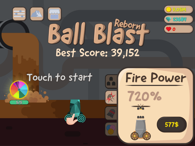 Ball Blast Reborn, game for IOS