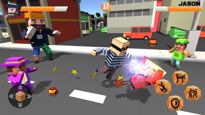 Blocky Police VS Street Gangs screenshot 2