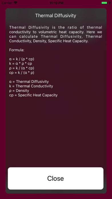 Thermodynamics Calculator screenshot 4