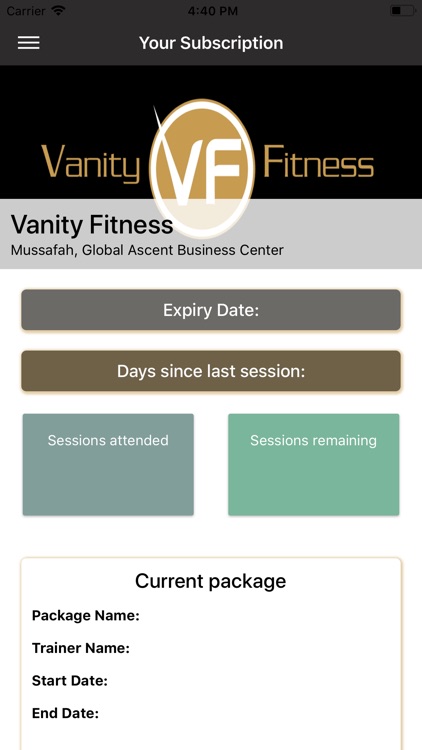 Vanity Fitness UAE