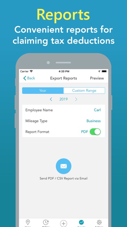 Swift Miles Tracker