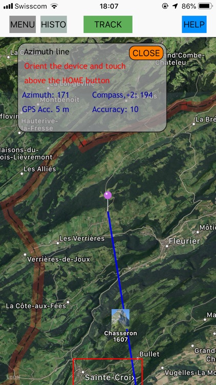 GPS tracking, speed,Compass screenshot-3