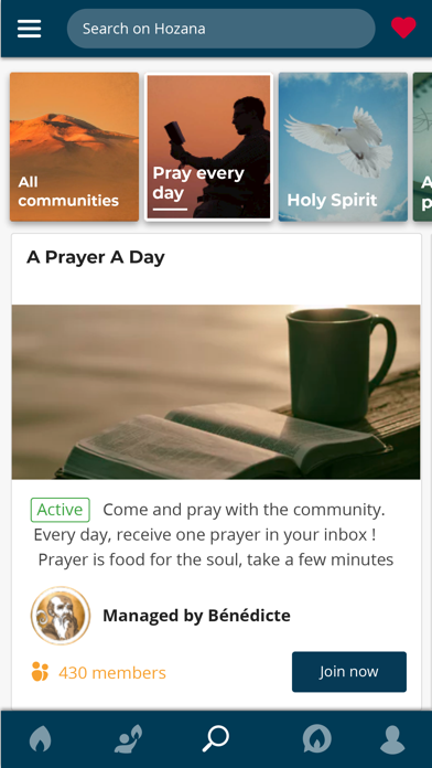 Hozana - Prière chrétienne screenshot 2