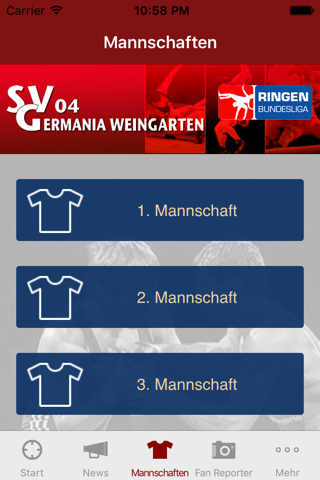 SV Germania 04 Weingarten screenshot 3