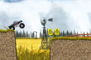 Stickman Downhill Monstertruck - Screenshot 2