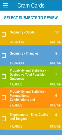 Game screenshot DAT Math Cram Cards hack