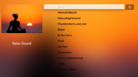 Screenshot #1 for Relax Sound for TV
