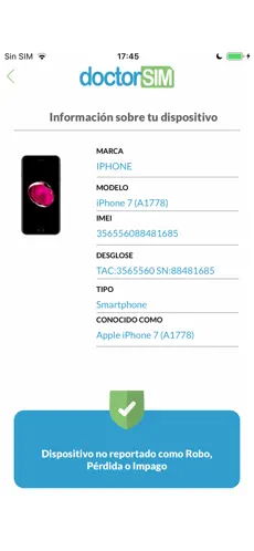 Screenshot 2 IMEI Blacklist iphone