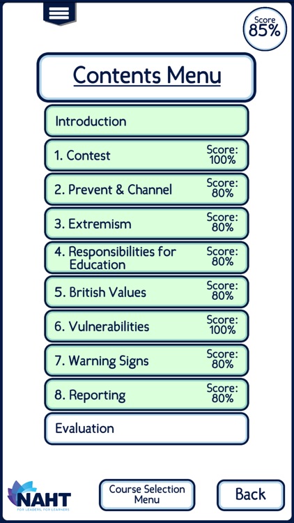 NAHT e-learning screenshot-4