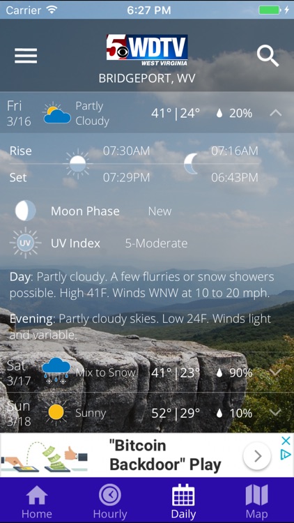 WDTV 5 First Alert Weather screenshot-3