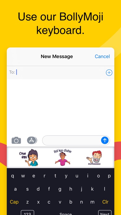 BollyMoji - keyboard & emojis screenshot 4