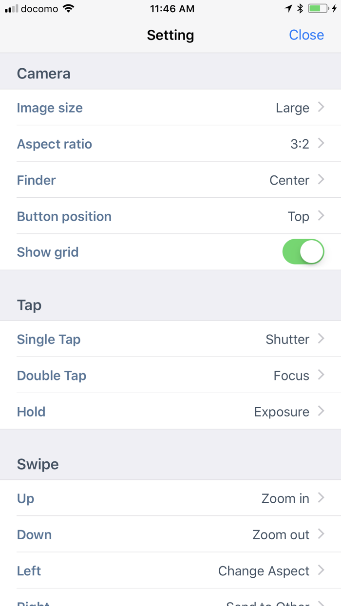 ThumbCamera - gesture camera