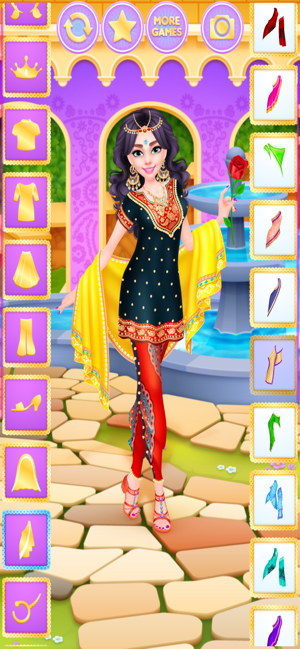 Indian Princess Dress Up Games(圖2)-速報App