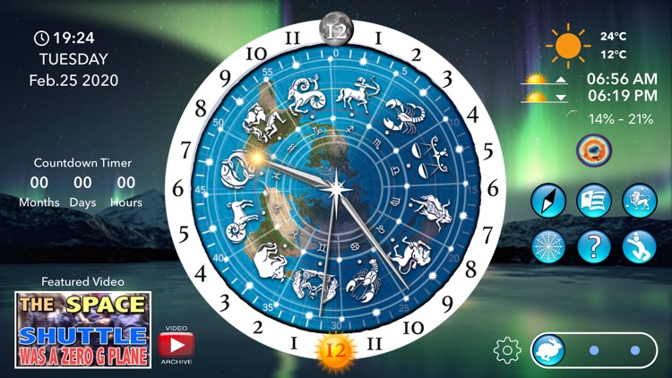 Flat Earth Sun, Moon & Zodiac