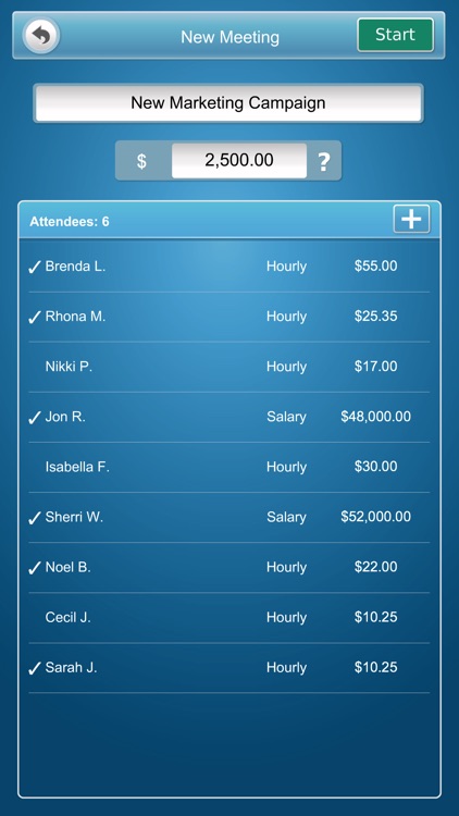 Meeting Calculator 2 screenshot-4