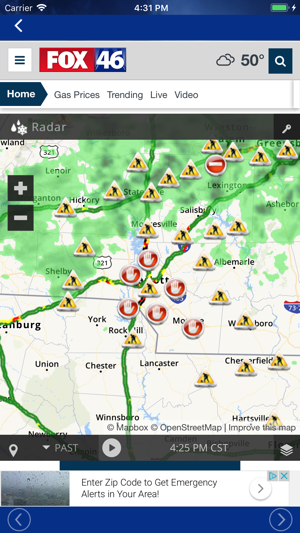 FOX 46 Weather Alerts & Radar(圖3)-速報App