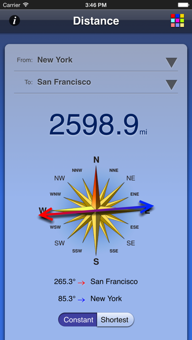 Distance App Screenshot 1