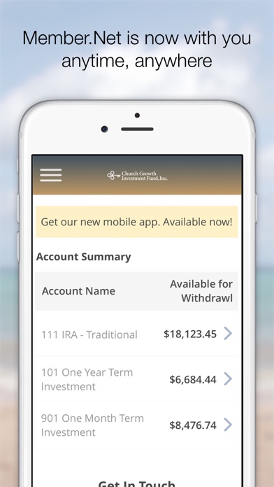 How to cancel & delete Church Growth Investment Fund Member.Net from iphone & ipad 1