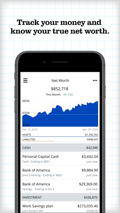Personal Capital - Finance App