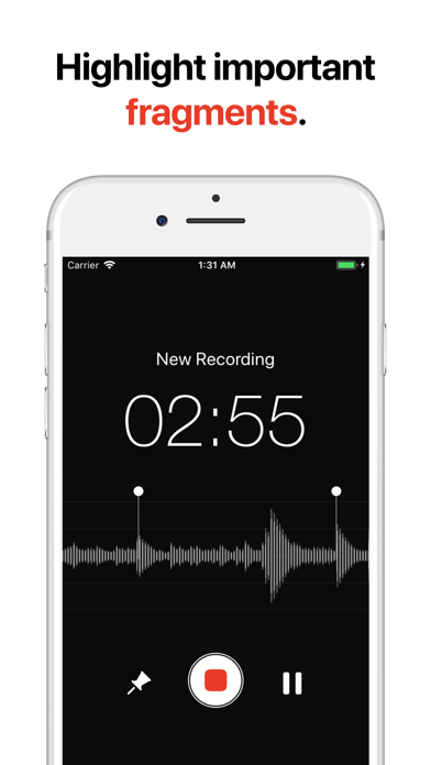 How to cancel & delete Audio Recorder & Voice Memos from iphone & ipad 1